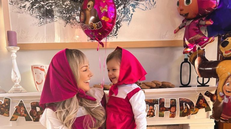 Meryem Uzerli’den küçük kızı Lily Koi’ye doğum günü partisi!