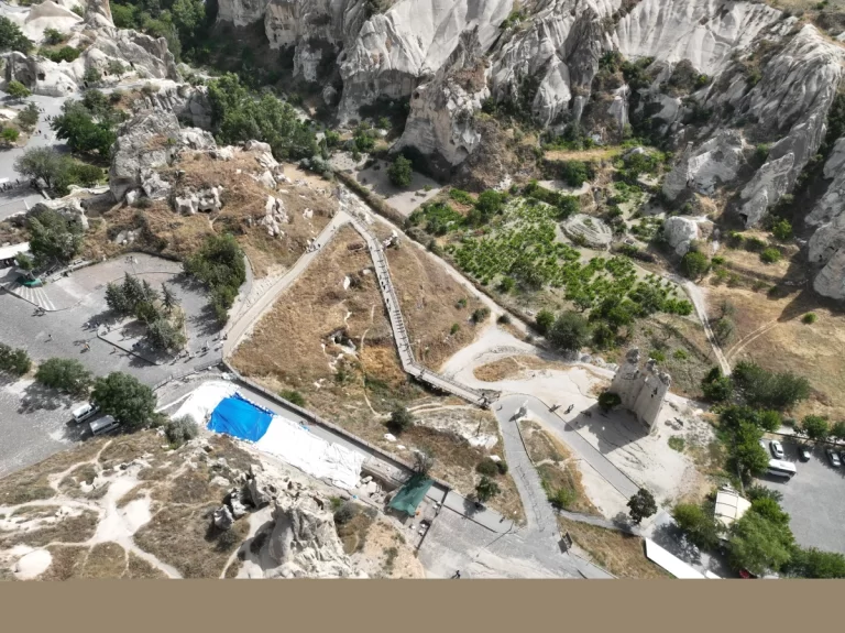 Kapadokya’da yapılan kazı çalışmalarında çeşitli bulgular ortaya çıktı